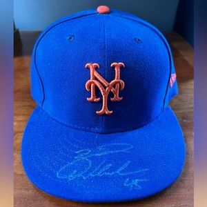 SIGNED Zack Wheeler New York Mets FITTED New Era Hat